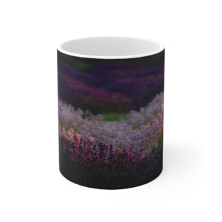 Painted Flowers – Coffee Mug Sublimation Transfer – Ready To Press – Heat  Transfer – 11 OZ – 15 OZ – Coffee Cup – Purple Flowers – Wrap